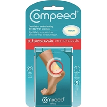 5 stk - Compeed Skavsårsplåster Medium