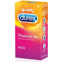 10 stk/pakke - Durex Kondom Pleasure Me