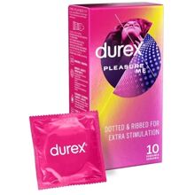 10 stk/pakke - Durex Kondom Pleasure Me