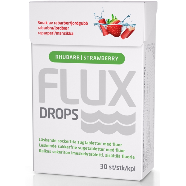 Flux Drops Rhubarb & Strawberry