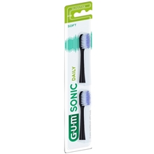 2 stk/pakke - GUM ActiVital Sonic Refill Black