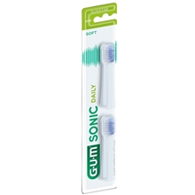 2 stk/pakke - GUM ActiVital Sonic Refill White