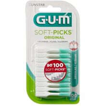 100 stk/pakke - GUM Soft-Picks Regular/Medium