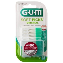 50 stk/pakke - GUM Soft Picks + Fluoride