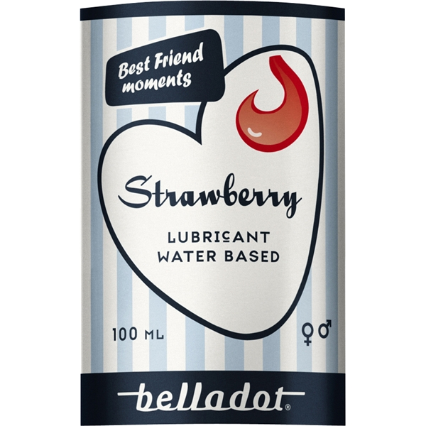 Belladot Glidemiddel Strawberry Lubricant Water Based