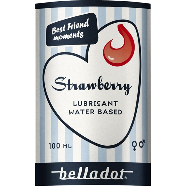 Belladot Glidemiddel Strawberry Lubricant Water Based Belladot Glidemiddel Strawberry Lubricant Water Based