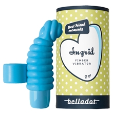 Ingrid fingervibrator blå