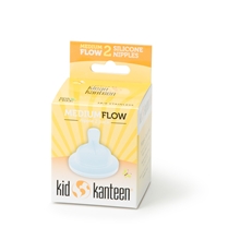 2 stk/pakke - Kid Kanteen Baby Nipple Medium Flow