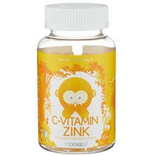 60 stk - Monkids C-vitamin och Zink