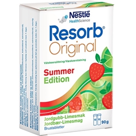 Resorb Original brustabletter 20 st Jordgubb-lime
