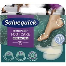 10 stk - Salvequick Foot care skavsår Mix