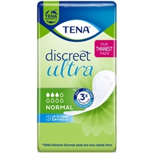 16 stk/pakke - TENA Discreet Ultra Normal