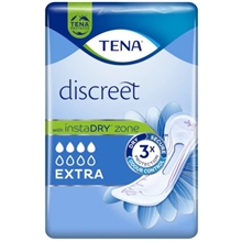10 stk/pakke - Tena Discreet Instadry Extra