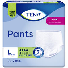 L  - TENA Pants Discreet L 10st