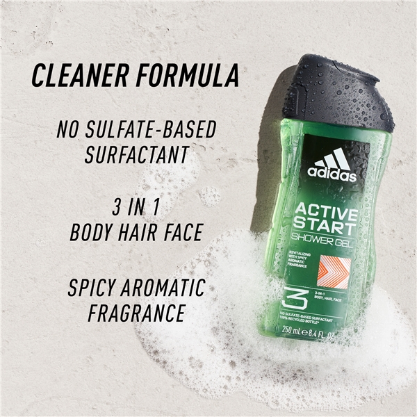 Adidas Active Start For Him - Shower Gel (Bilde 4 av 5)