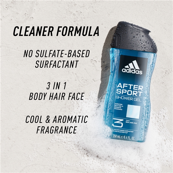 Adidas After Sport For Him - Shower Gel (Bilde 3 av 6)