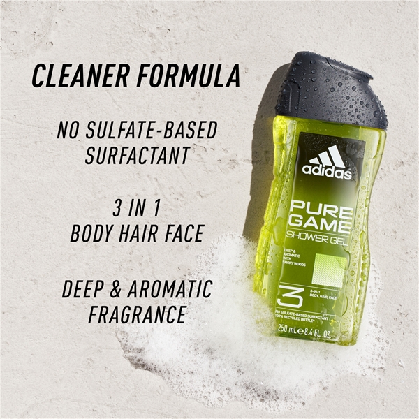 Adidas Pure Game For Him - Shower Gel (Bilde 3 av 5)