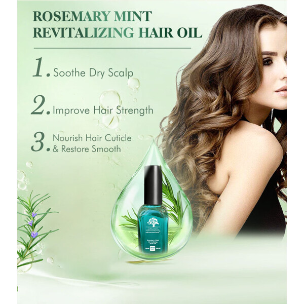 Arganmidas Rosemary Mint Revitalizing Hair Oil (Bilde 6 av 9)