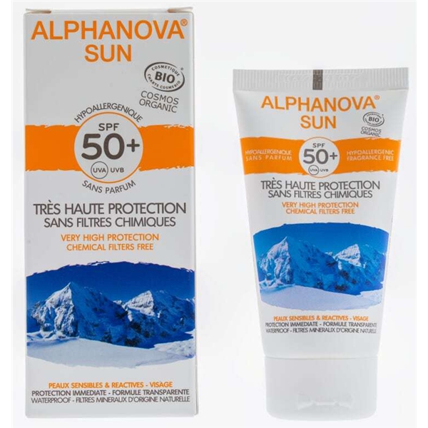 Alphanova Sun Spf 50+ - Face Sensitive Skin (Bilde 2 av 2)
