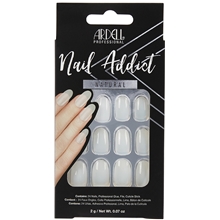 1 set - Oval - Ardell Nail Addict Natural