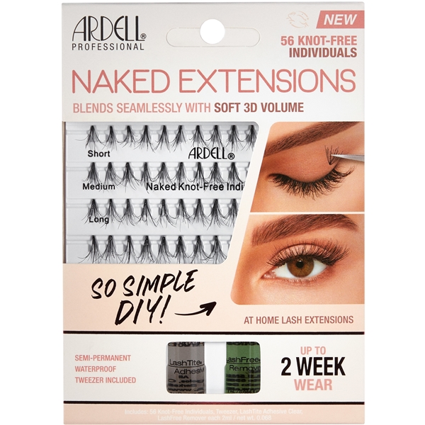 Ardell Naked Extensions Lashes Individuals Set (Bilde 1 av 3)