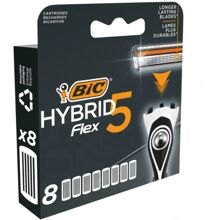 BIC Hybrid Flex 5 Refill Blades 8 stk/pakke