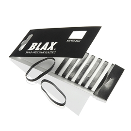 Blax Snag Free Hair Elastics 8 stk/pakke Black