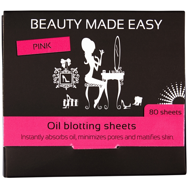 Pink Oil Blotting Sheets (Bilde 1 av 2)