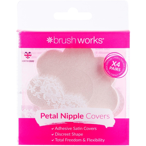 Brushworks Nude Satin Nipple Covers (Bilde 2 av 3)