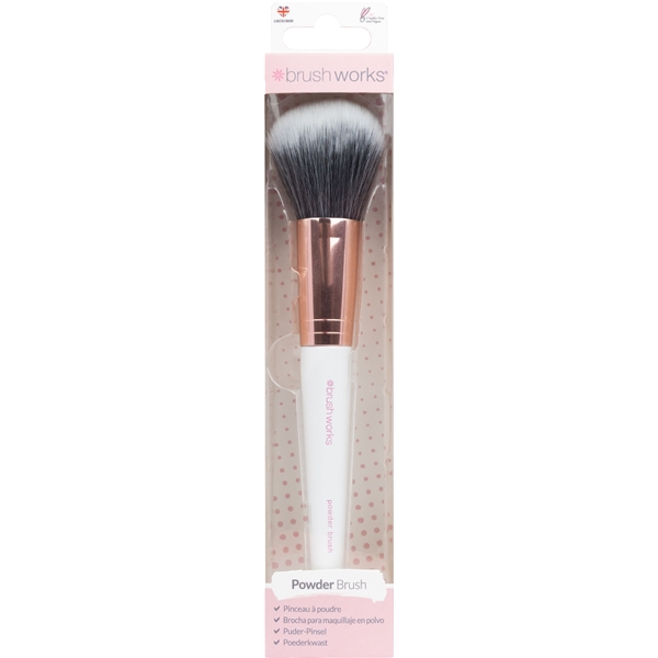 Brushworks Powder Brush - Pink & Gold