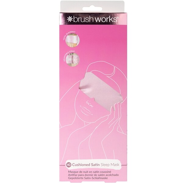 Brushworks Cushioned Satin Sleep Mask (Bilde 2 av 9)