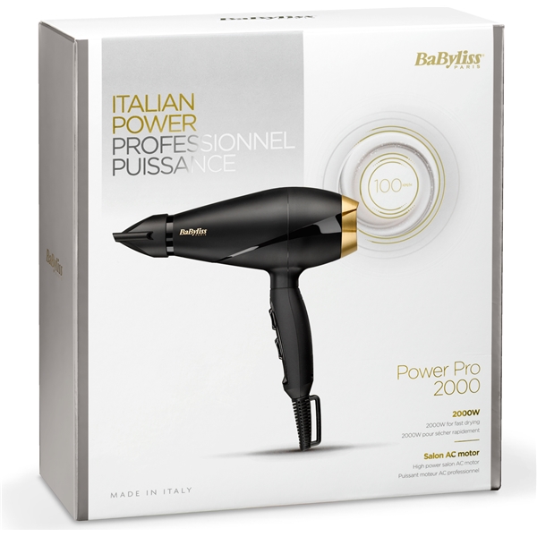BaByliss 6704E Hair Dryer Power Pro 2000 (Bilde 2 av 4)