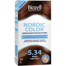 1 set - 5.34 Warm Chestnut - Biozell Nordic Color