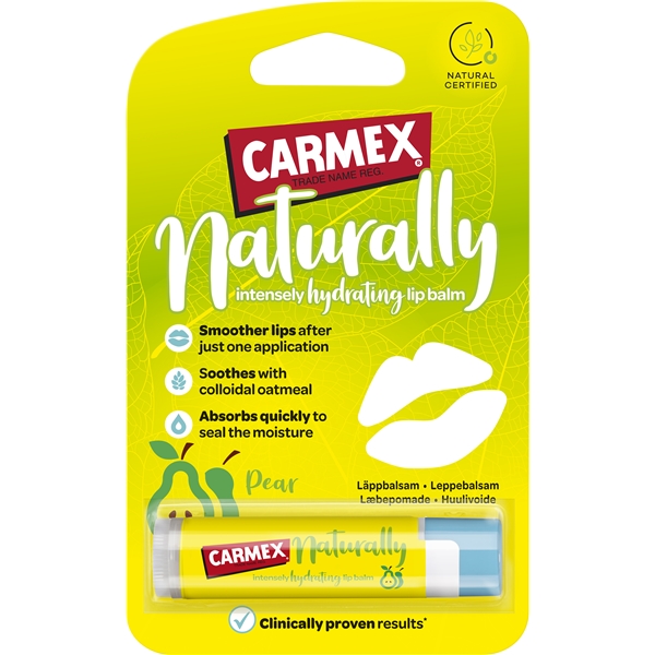 Carmex Lip Balm Naturally Pear Stick (Bilde 1 av 3)