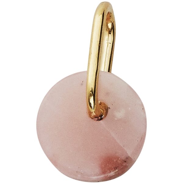 Design Letters Pink Opal Charm 6mm Pink (Bilde 1 av 2)