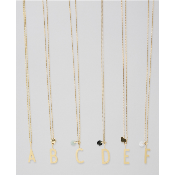 Design Letters White Marble Charm 6mm White (Bilde 2 av 2)