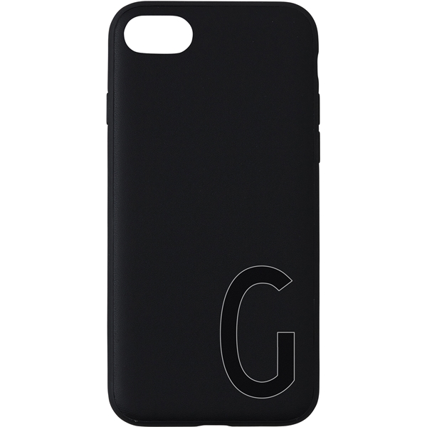 Design Letters Personal Cover iPhone Black A-Z