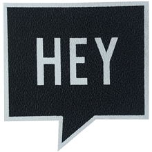 Design Letters MyCover Stickers Hey Black