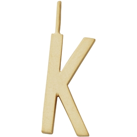 Design Letters Archetype Charm 16 mm Gold A-Z K