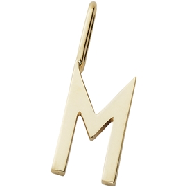Design Letters Archetype Charm 10 mm Gold A-Z M