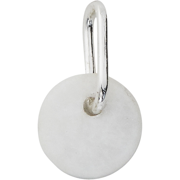 Design Letters Silver White Marble Charm 6 mm (Bilde 1 av 2)