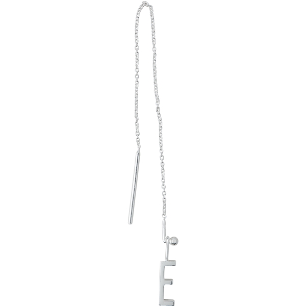 Design Letters Earring Chain Silver (Bilde 2 av 3)