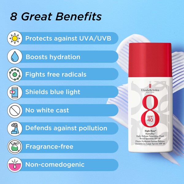 Eight Hour HydraPlay SPF40 Daily Fluid (Bilde 6 av 10)