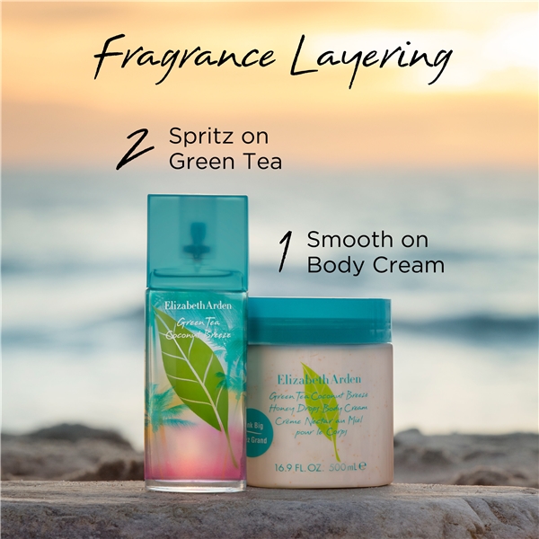 Green Tea Coconut Breeze - Body Cream (Bilde 5 av 5)