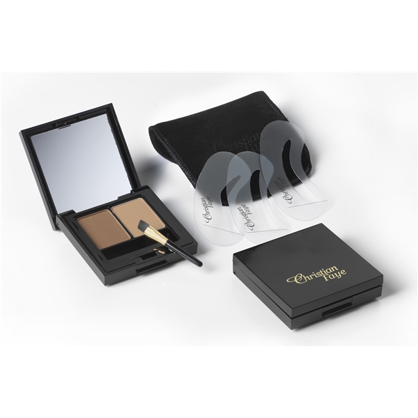Christian Faye Eyebrow Duo Makeup Kit Øyebryn