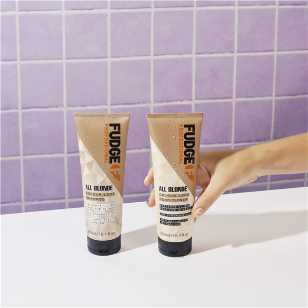 Fudge All Blonde Colour Lock Shampoo (Bilde 5 av 9)