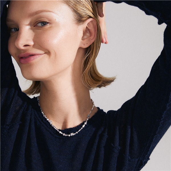11243-6011 FOCUS Necklace Silver Plated (Bilde 4 av 4)