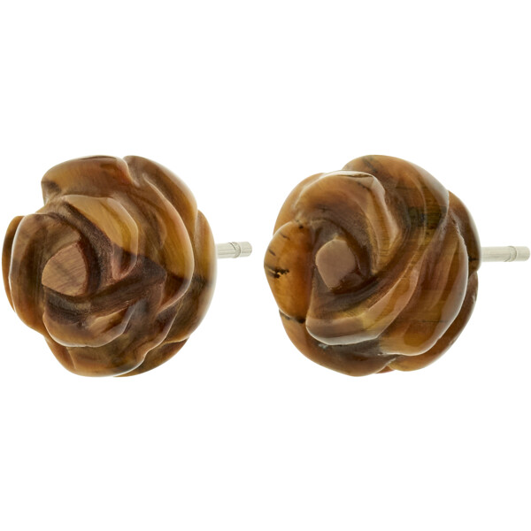 26252-2533 ADEM Tiger Eye Earrings (Bilde 1 av 4)