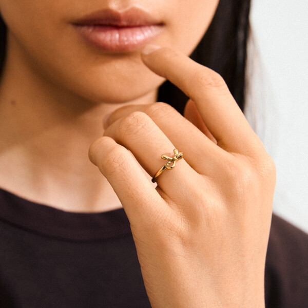 63253-2014 Lulu Bow Stack Ring (Bilde 3 av 3)