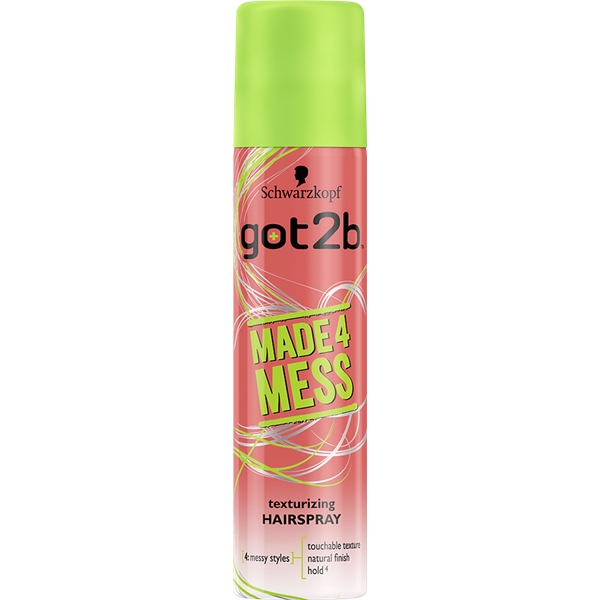 got2b Made 4 Mess Travel Texturizing Hairspray Schwarzkopf Hårspray